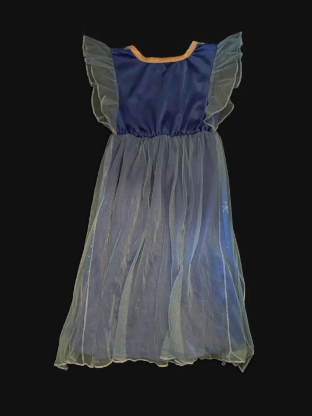 Disney Blue Elsa Snowflake Nightgown Pajama Dress